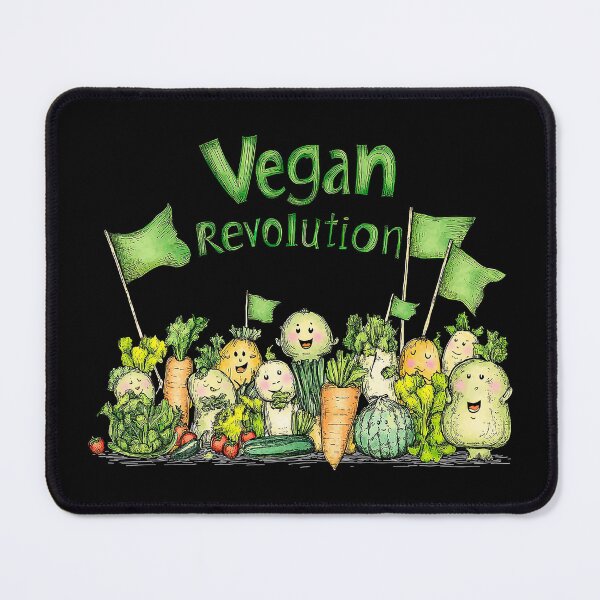 Item preview, Vegan Revolution (Black Version) designed and sold by Inrevel.