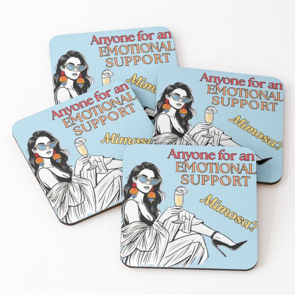 Item preview, Emotional Support Mimosa designed and sold by BreakupCentral.