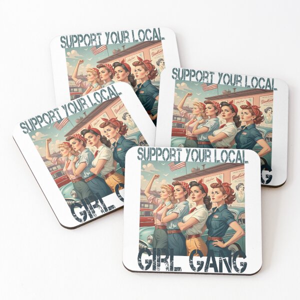 Item preview, Vintage Girl Gang : Retro Rebel Vibes designed and sold by AlienTechs.