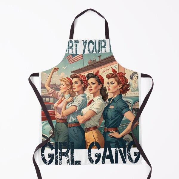 Item preview, Vintage Girl Gang : Retro Rebel Vibes designed and sold by AlienTechs.