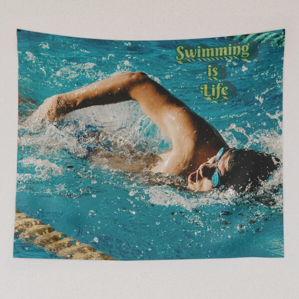 Item preview, Swimming is Life - Freestyle designed and sold by Holy JM Designs.