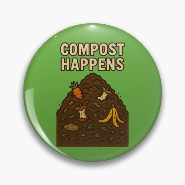 Item preview, Compost Happens Humorous Design designed and sold by ShamblesShirts.