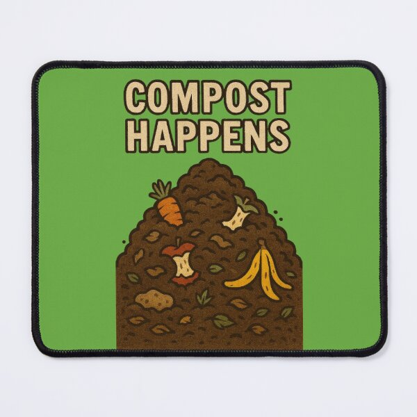 Item preview, Compost Happens Humorous Design designed and sold by ShamblesShirts.