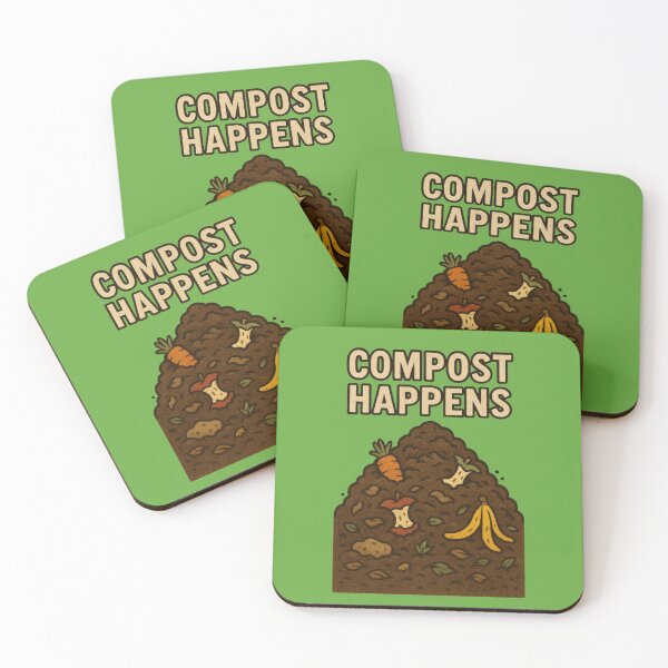 Item preview, Compost Happens Humorous Design designed and sold by ShamblesShirts.