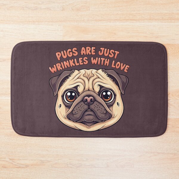 Item preview, Pugs Are Just Wrinkles With Love designed and sold by Amir Faysal.