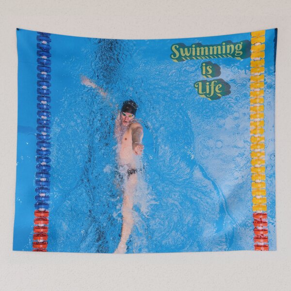 Item preview, Swimming is Life - Backstroke designed and sold by Holy JM Designs.