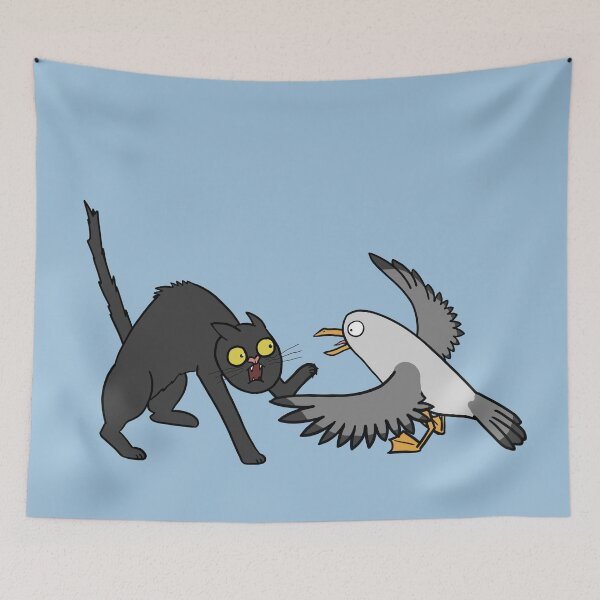 Item preview, Cat & Seagull designed and sold by Naikiria.