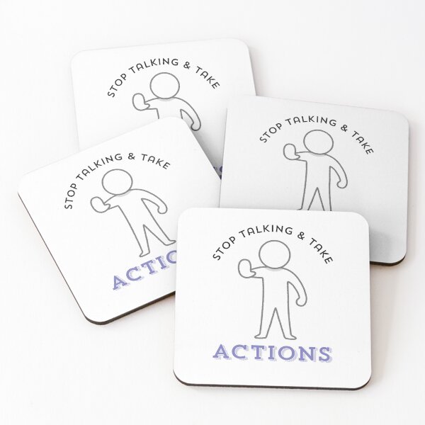 Item preview, Stop talking & take actions designed and sold by H.I.S Store.