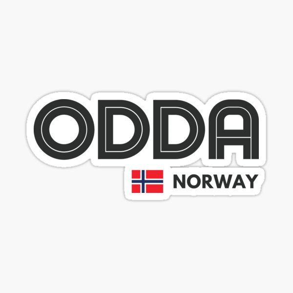 Item preview, Odda - Norway  designed and sold by Sketch-Shack.