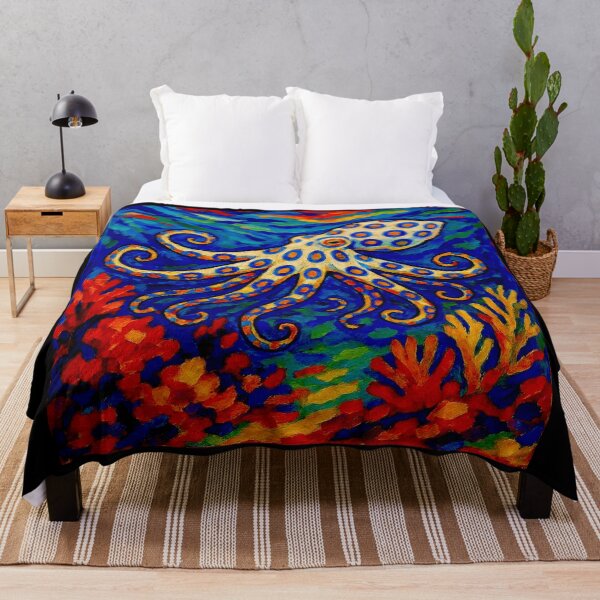 Item preview, The southern blue-ringed octopus (Hapalochlaena maculosa) designed and sold by Helios Be. Lavsh.