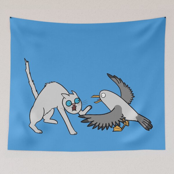 Item preview, Cat & Seagull designed and sold by Naikiria.