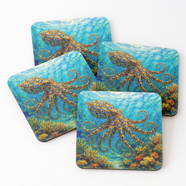 Item preview, The southern blue-ringed octopus Hapalochlaena maculosa#1 designed and sold by Helios Be. Lavsh.