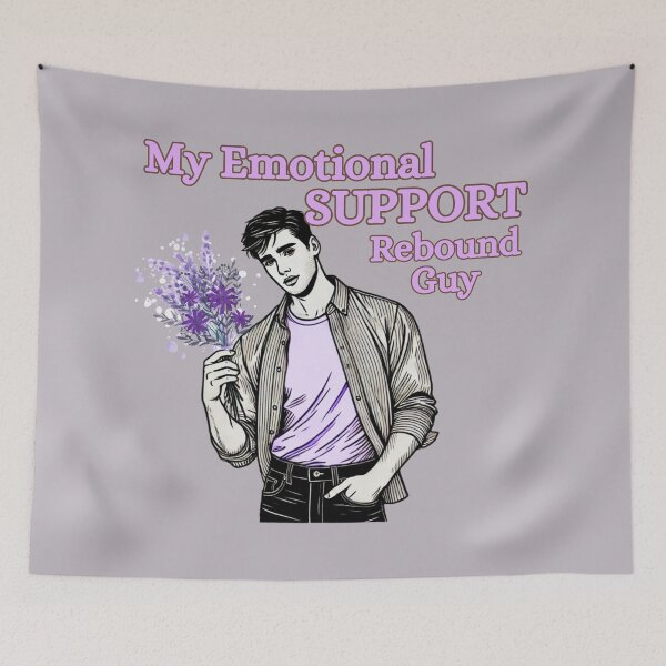 Item preview, Emotional Support Rebound Guy designed and sold by BreakupCentral.
