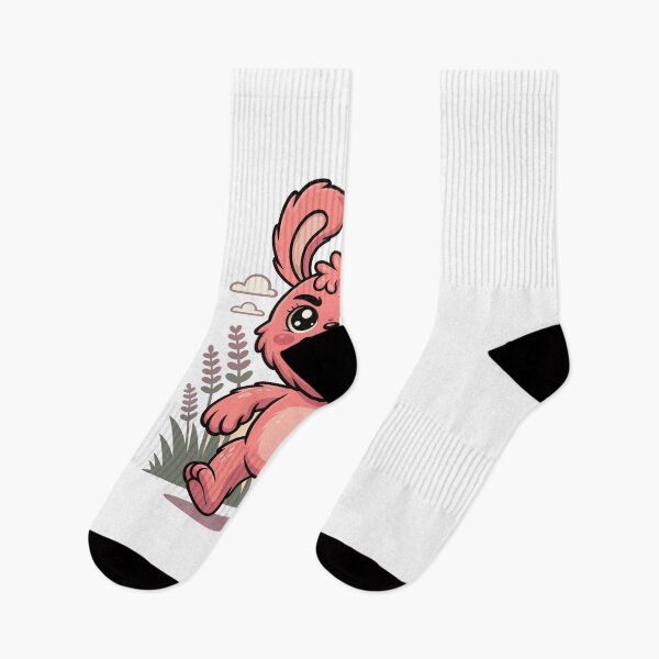 Artikelvorschau, Cute Pink Bunny with Strawberry – Kawaii Cartoon Animal Illustration for Kids and Strawberry Lovers entworfen und verkauft von tkhrbika.
