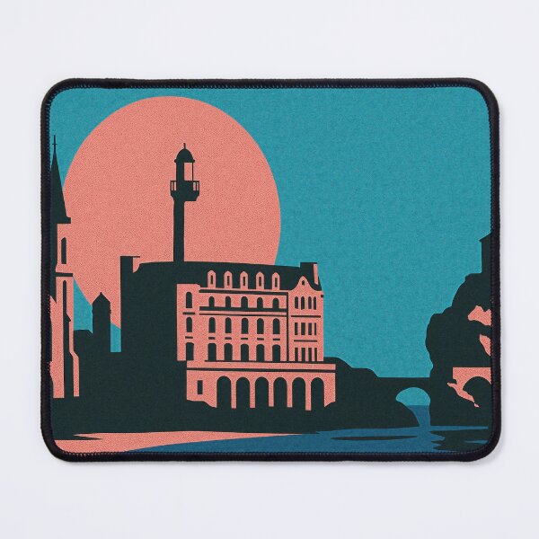 Item preview, Retro Biarritz with Lighthouse and Rock designed and sold by Pink & California.