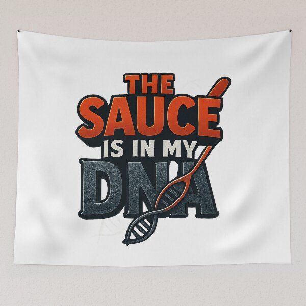 Item preview, The Sauce in My DNA – Culinary Identity in Every Strand designed and sold by MeshesBerlin.