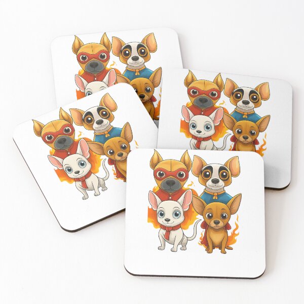 Item preview, Fur-tastic Four – United by Pawer designed and sold by Uglyandcute.