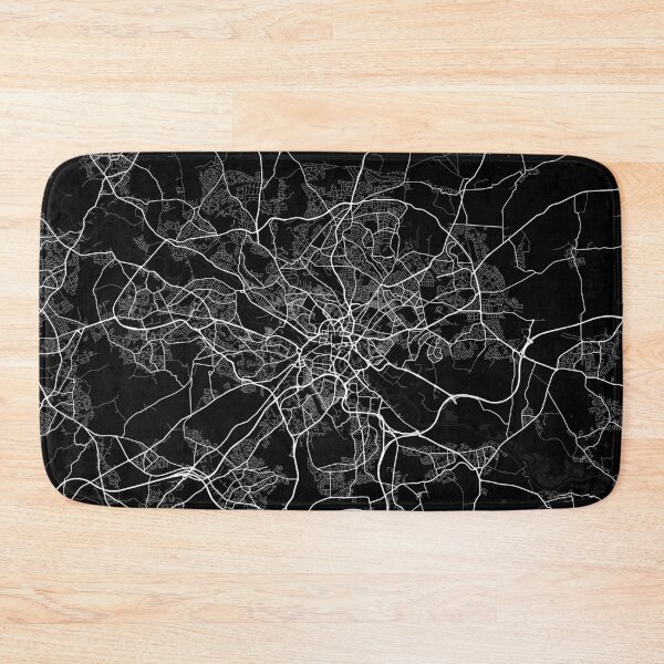 Item preview, Leeds City Map of West Yorkshire, England - Full Moon designed and sold by deMAP.