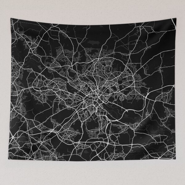 Item preview, Leeds City Map of West Yorkshire, England - Full Moon designed and sold by deMAP.