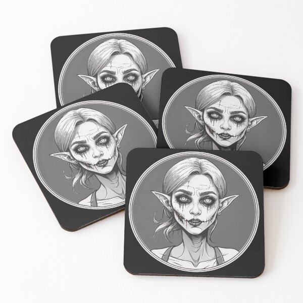 Item preview, Zombie Elf Girl - Santa's Zombie Elf designed and sold by NightTimeJ.