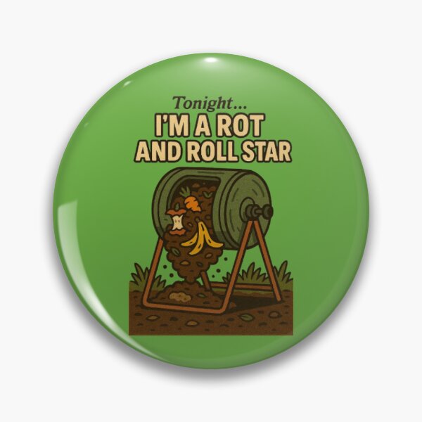Item preview, Rot and Roll Star Compost Tumbler Art Design designed and sold by ShamblesShirts.