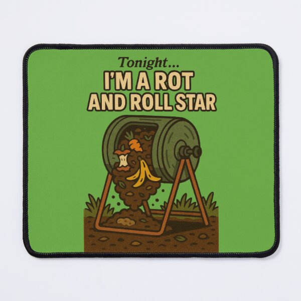 Item preview, Rot and Roll Star Compost Tumbler Art Design designed and sold by ShamblesShirts.