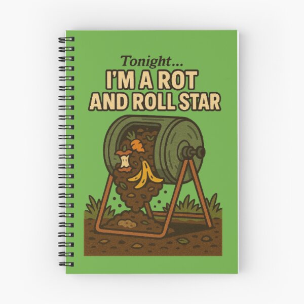 Item preview, Rot and Roll Star Compost Tumbler Art Design designed and sold by ShamblesShirts.
