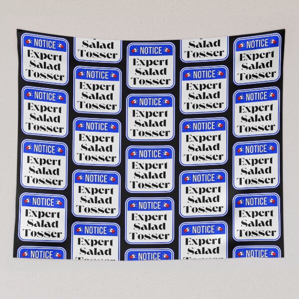 Item preview, NOTICE:  Expert Salad Tosser - funny warning signs food designed and sold by DesignsFromTW-S.