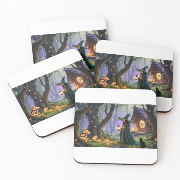 Item preview, Forest Witchcore Aesthetic – Enchanted Witch in the Woods designed and sold by MerchVersum.