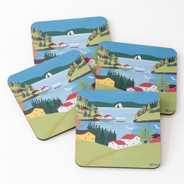 Item preview, Maud Lewis, Digby Harbour  designed and sold by VisualGeni.