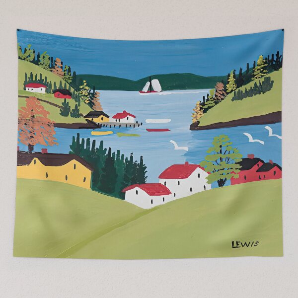 Item preview, Maud Lewis, Digby Harbour  designed and sold by VisualGeni.