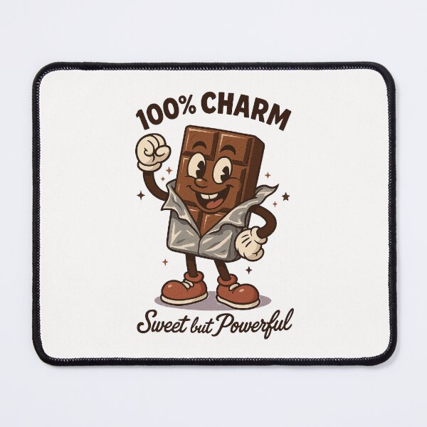 Item preview, 100% Charm – Chocolate Bar Cartoon Design designed and sold by HoopeStylee.