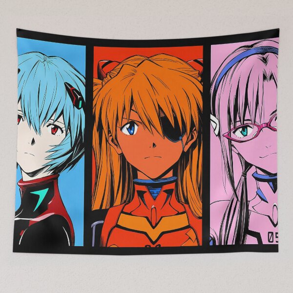 Item preview, Rei & Asuka & Mari - 2 designed and sold by Infinite-Aspire.