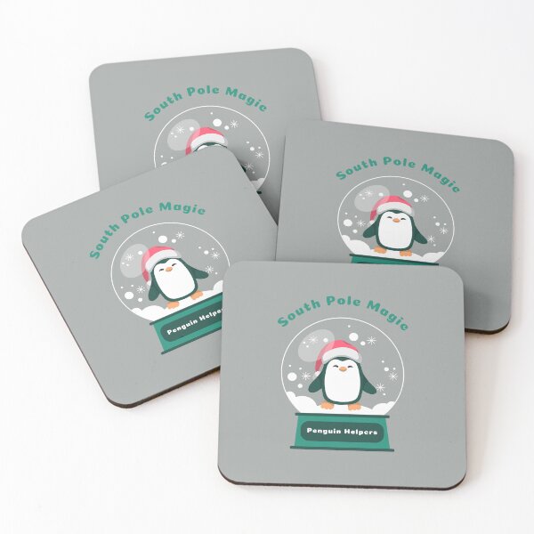 Item preview, South Pole Magic – Penguin Helpers Holiday Design designed and sold by Novel Works Studio.