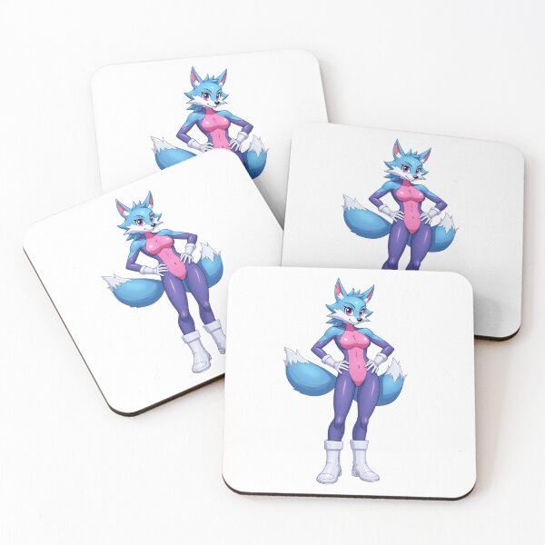 Item preview, Krystal Star Fox Fanart Sticker – Retro Furry Anime Character designed and sold by ArtbyDalliesAI.