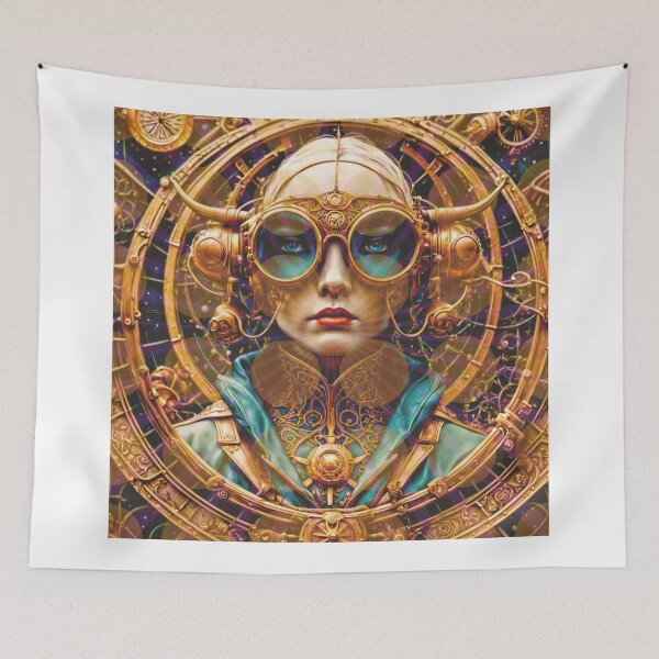 Item preview, Strange beautiful steampunk woman designed and sold by Helios Be. Lavsh.