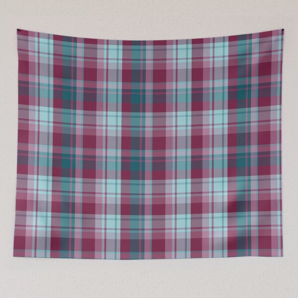 Item preview, Teal and Wine Fashion Plaid Seamless Repeat designed and sold by Sharon Schwalbe.