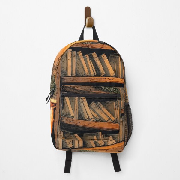 Item preview, Bookshelf by the Fire – Quiet Evening Glow designed and sold by Deezyned.