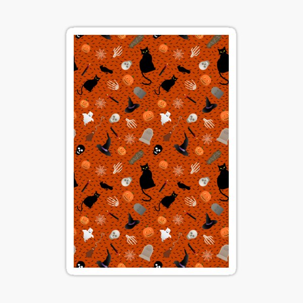 Aperçu de l'œuvre Modèle sans couture d'Halloween créée et vendue par Sitanunn.