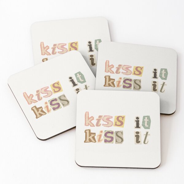 Item preview, “Kiss It Kiss It” Renée Rapp Cutout Collage Sticker designed and sold by moonna designs.