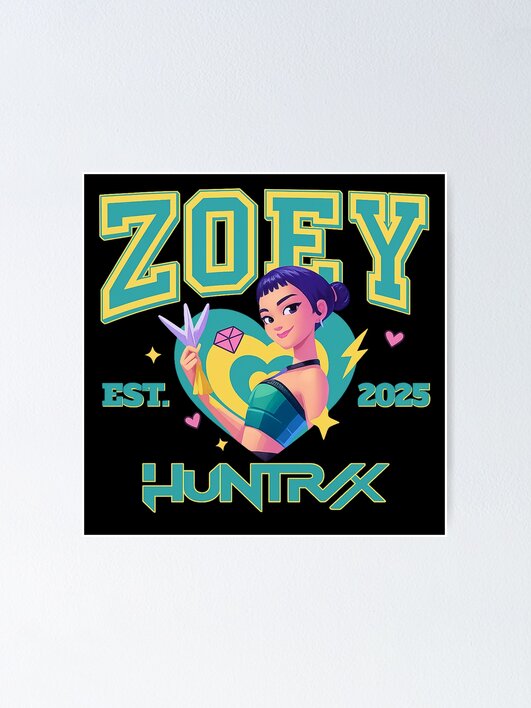 Huntrix Girls Kpop Demon Hunters Huntrix Huntrix Fan Rumi Zoey