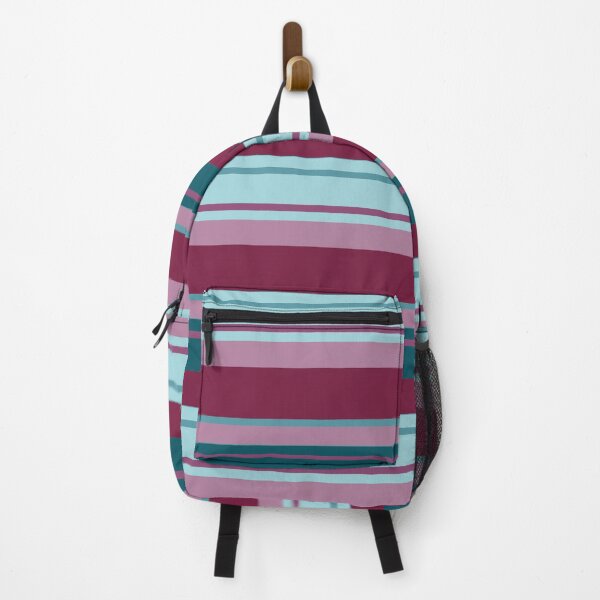 Item preview, Teal and Wine Fashion Stripe Seamless Repeat designed and sold by Sharon Schwalbe.