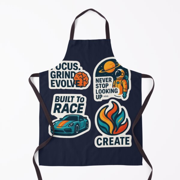 Item preview, Bold Motivational Sticker Pack – Mindset, Racing, Space & Creative Art designed and sold by MugLifeCo.