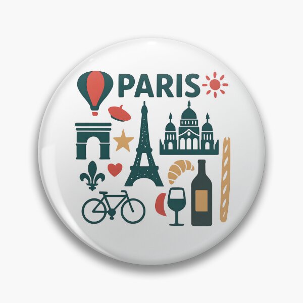 Item preview, Icono de viaje retro de París designed and sold by Gaby112703.