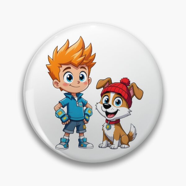 Item preview, JOHNNY TEST AND HIS DOG FRIEND DUKEY designed and sold by KISHNAY-FASHION.