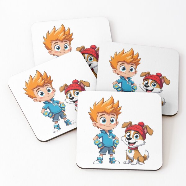 Item preview, JOHNNY TEST AND HIS DOG FRIEND DUKEY designed and sold by KISHNAY-FASHION.