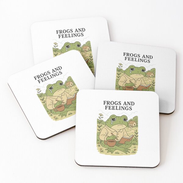 Item preview, Frogs and Feelings - Cute Cottagecore Frog designed and sold by Infinirish.
