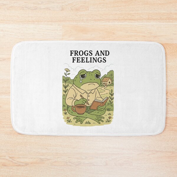 Item preview, Frogs and Feelings - Cute Cottagecore Frog designed and sold by Infinirish.