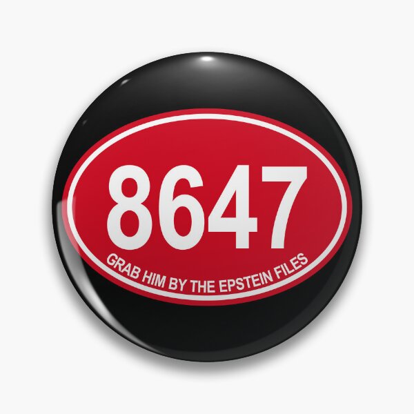 Item preview, 8647 - Grab Him By the Epstein Files (red oval) designed and sold by Thelittlelord.