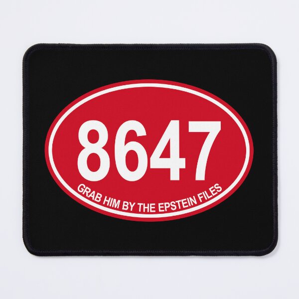 Item preview, 8647 - Grab Him By the Epstein Files (red oval) designed and sold by Thelittlelord.